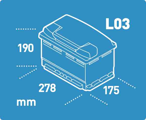 EXIDE EXCELL EB740 Batteria 12V 74Ah 680A B13 Accumulatore piombo-acido  067SE, 566 38